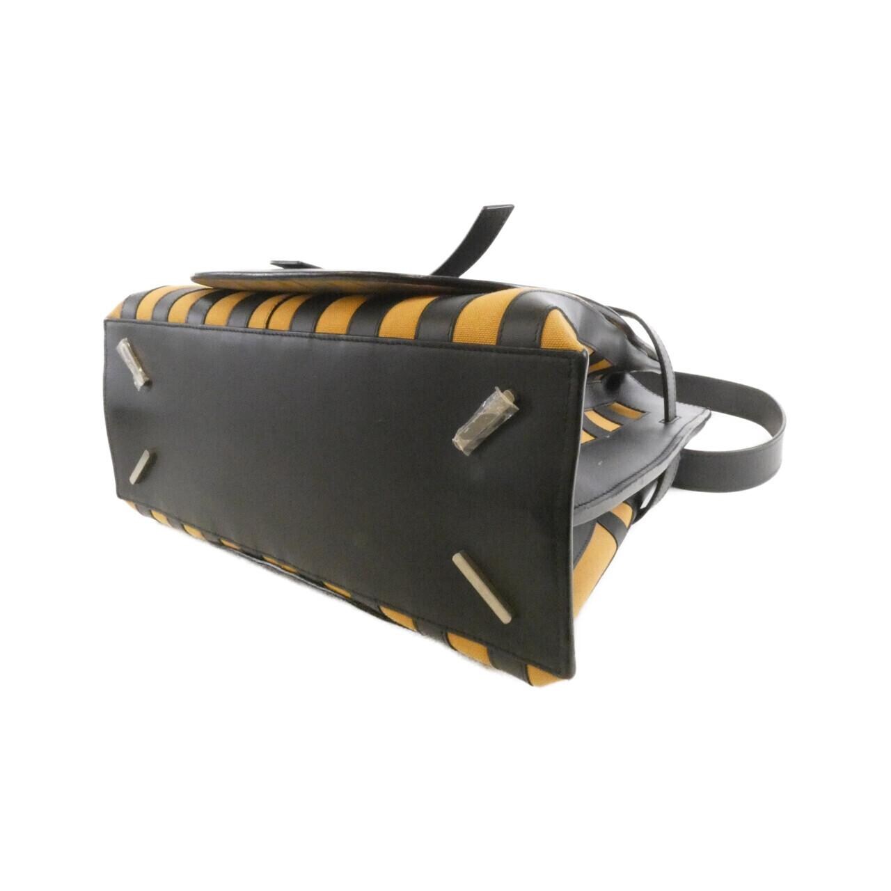 LOEWE Gate Bag Canvas Black Canvas - Thumbnail 3