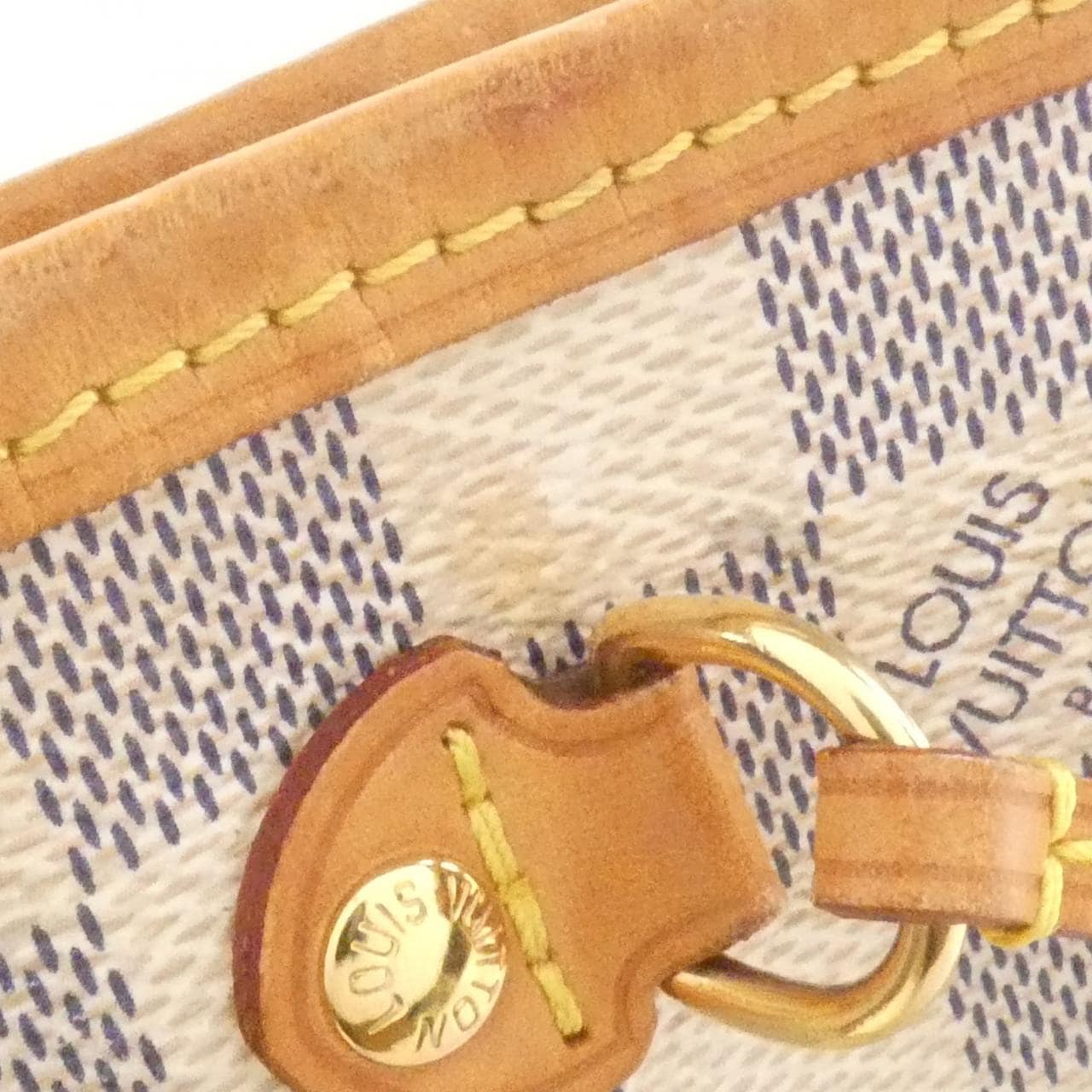 LOUIS VUITTON Neverfull N51110 Bag Damier 黑色 Damier 中古品B - 縮圖 5