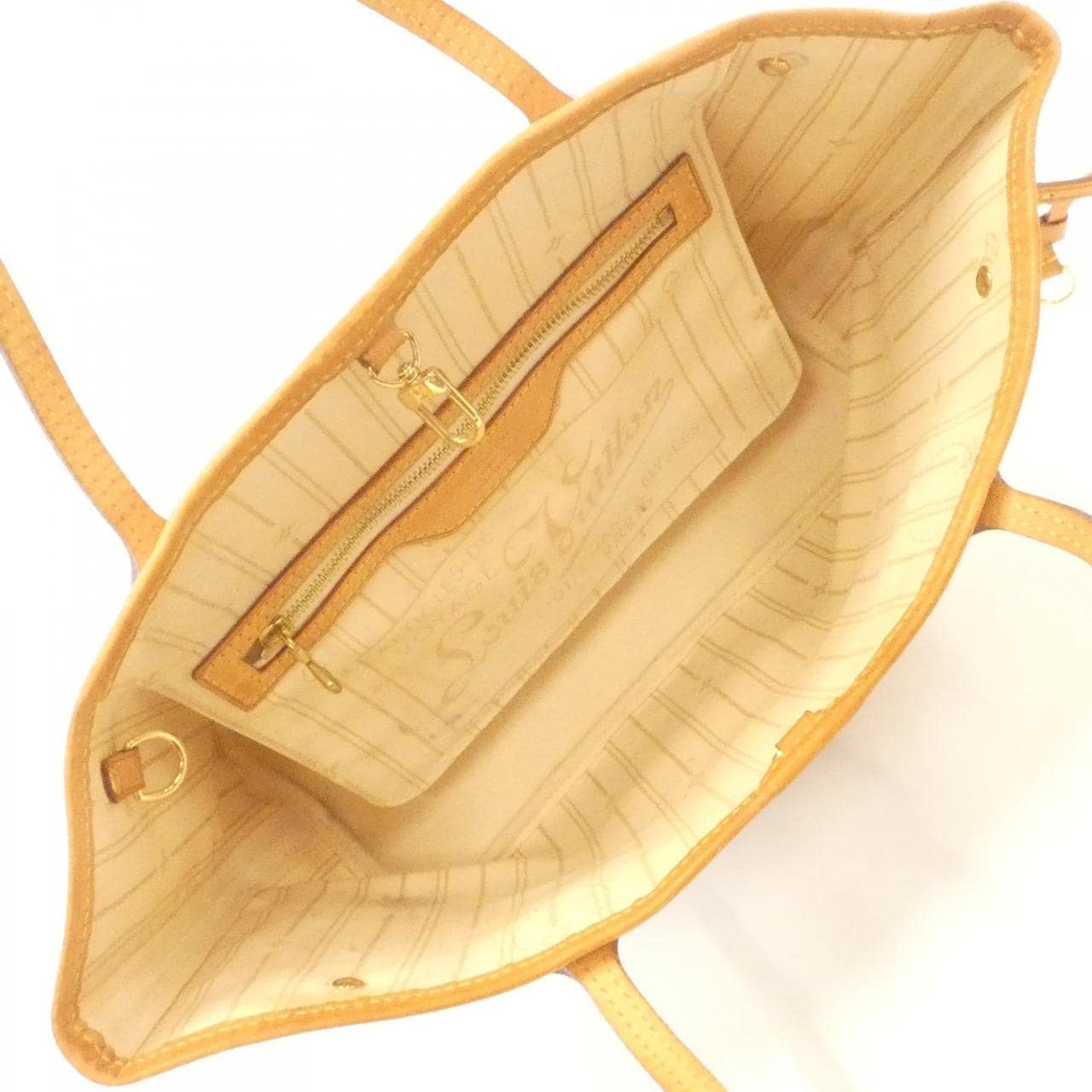 LOUIS VUITTON Neverfull N51110 Bag Damier 黑色 Damier 中古品B - 縮圖 8