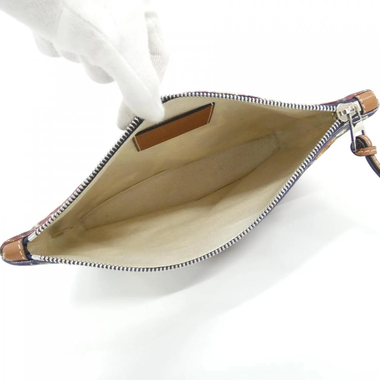 LOEWE C630C63X01 Pouch Canvas Black Canvas Rank A - Thumbnail 6