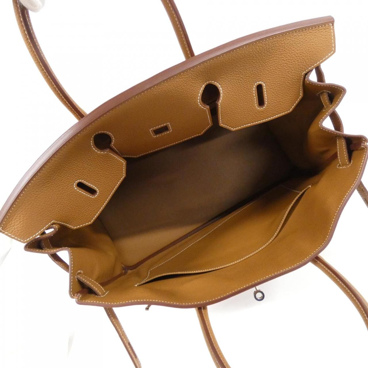HERMES HERMÈS Birkin 030275CK Bag Togo Gold Togo Leather - Thumbnail 8