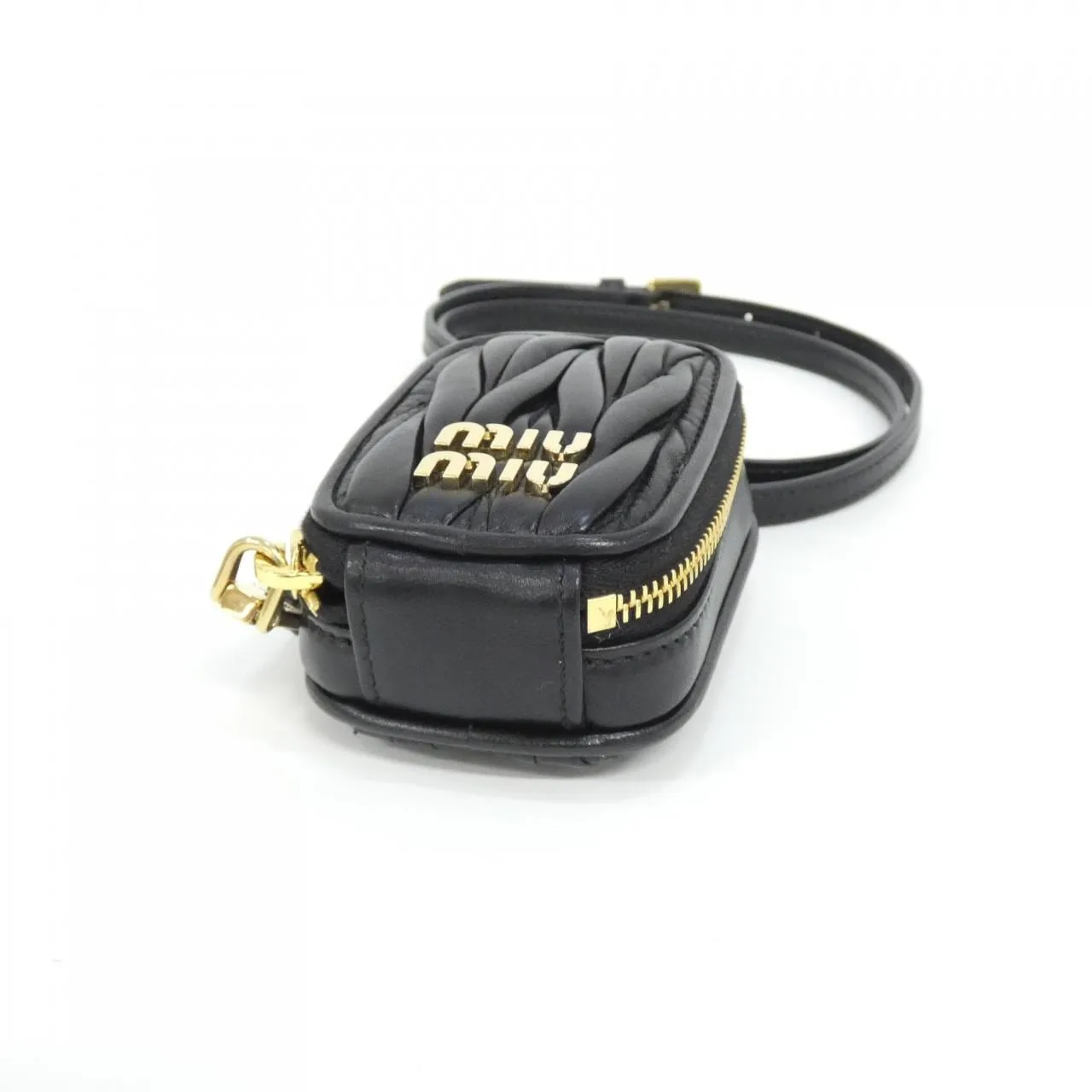 MIU MIU 5TT172 Pouch 黑色 中古品A - 縮圖 3
