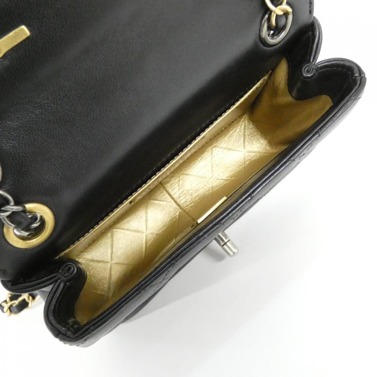 CHANEL AS2978 Shoulder Lambskin 黑色 羊皮 中古品A - 縮圖 8