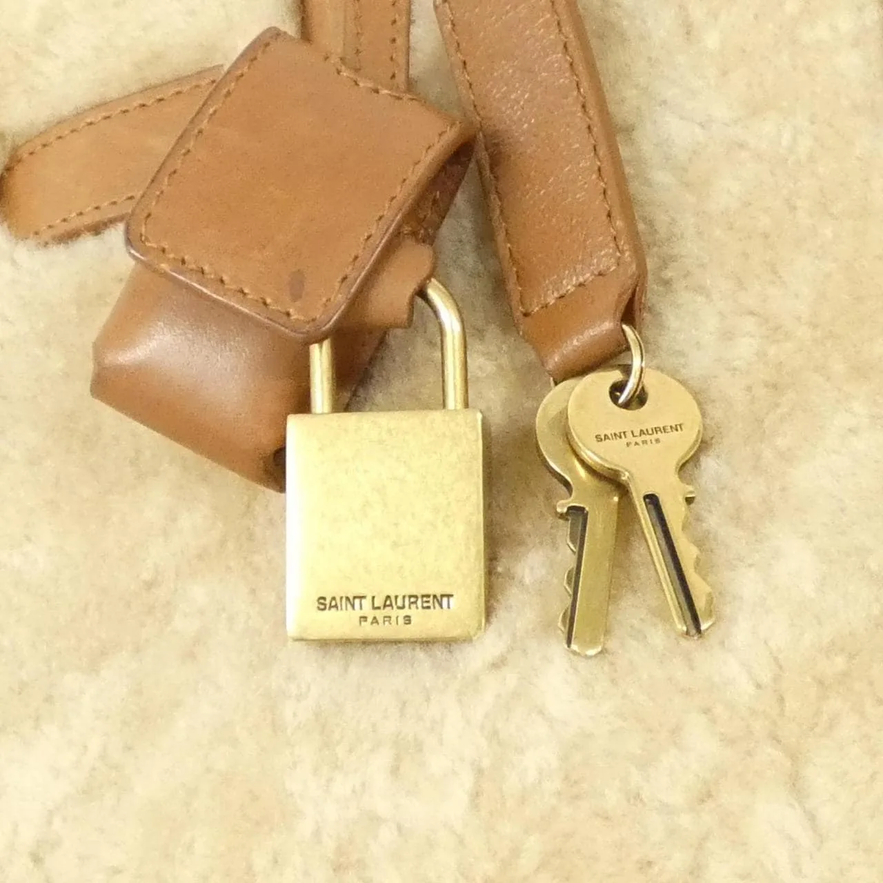 SAINT LAURENT Sac de Jour 398711 29X3W Handbag Leather Black Leather - Thumbnail 3