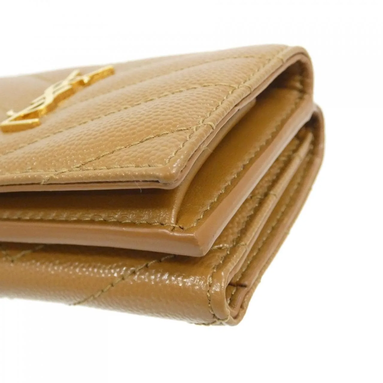 SAINT LAURENT 668274 BOWA1 Wallet 黑色 中古品A - 縮圖 3