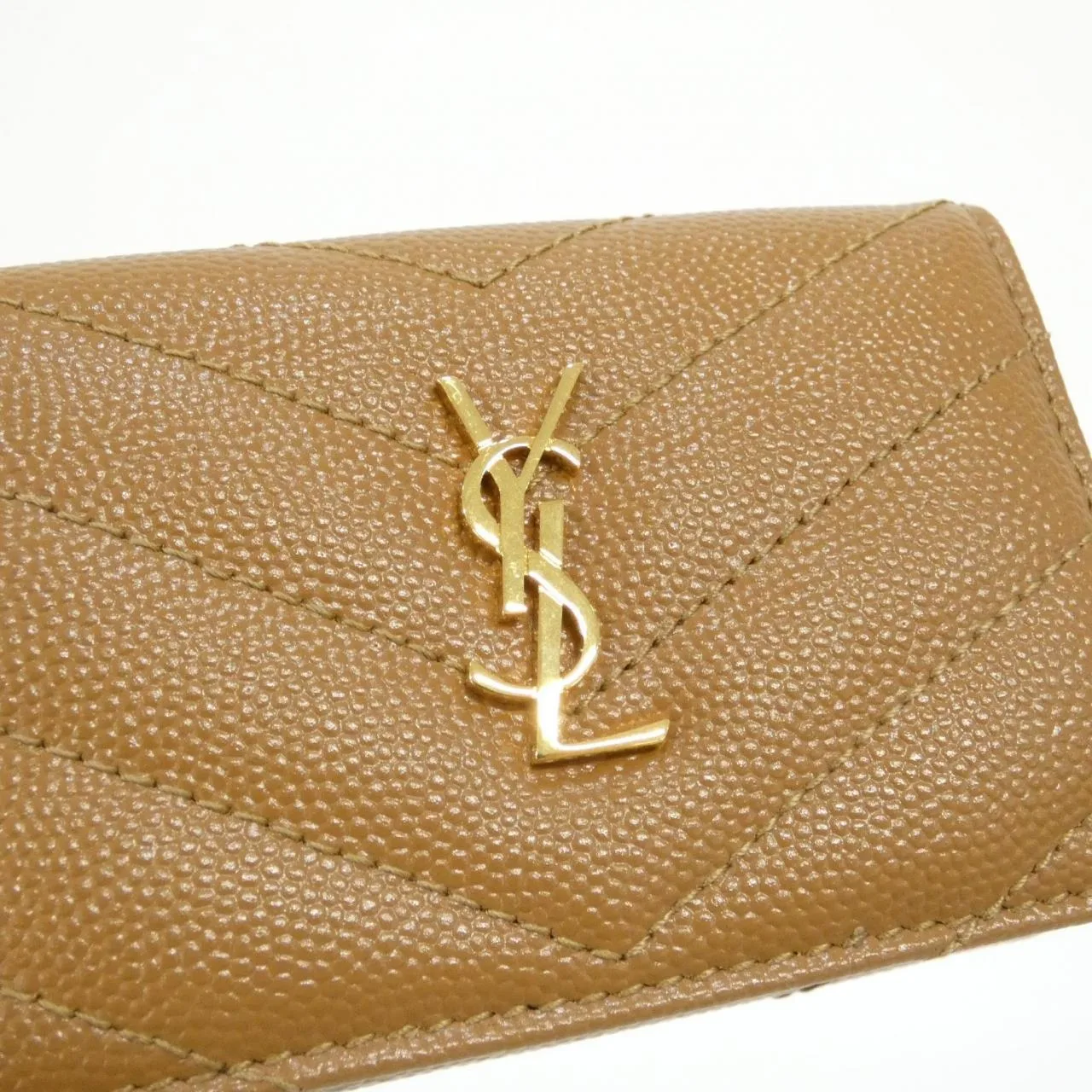 SAINT LAURENT 668274 BOWA1 Wallet 黑色 中古品A - 縮圖 4