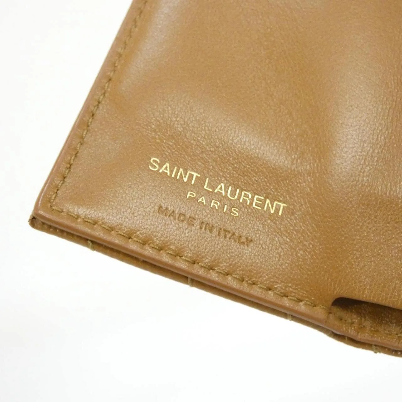 SAINT LAURENT 668274 BOWA1 Wallet 黑色 中古品A - 縮圖 6