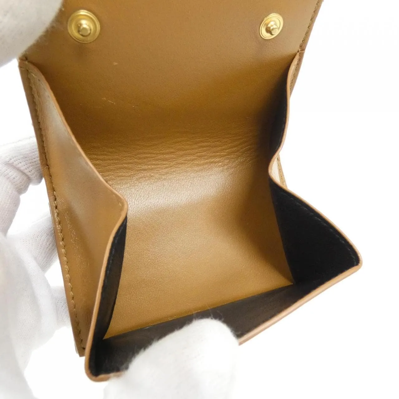 SAINT LAURENT 668274 BOWA1 Wallet 黑色 中古品A - 縮圖 7