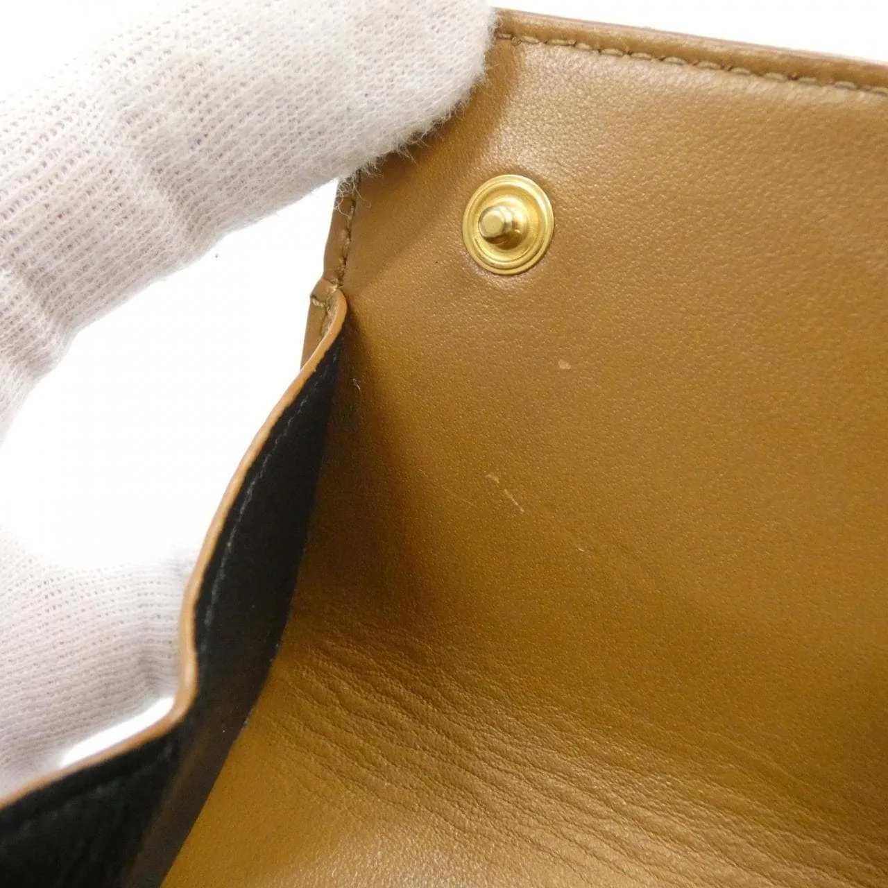 SAINT LAURENT 668274 BOWA1 Wallet 黑色 中古品A - 縮圖 8