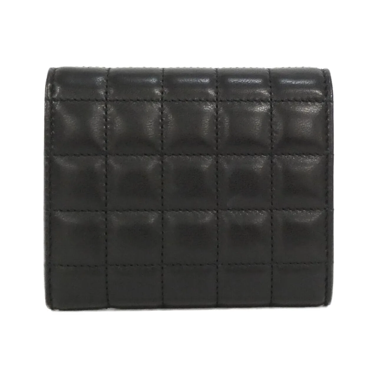 SAINT LAURENT 759490 AABVP Wallet Lambskin 黑色 羊皮 中古品A - 縮圖 2