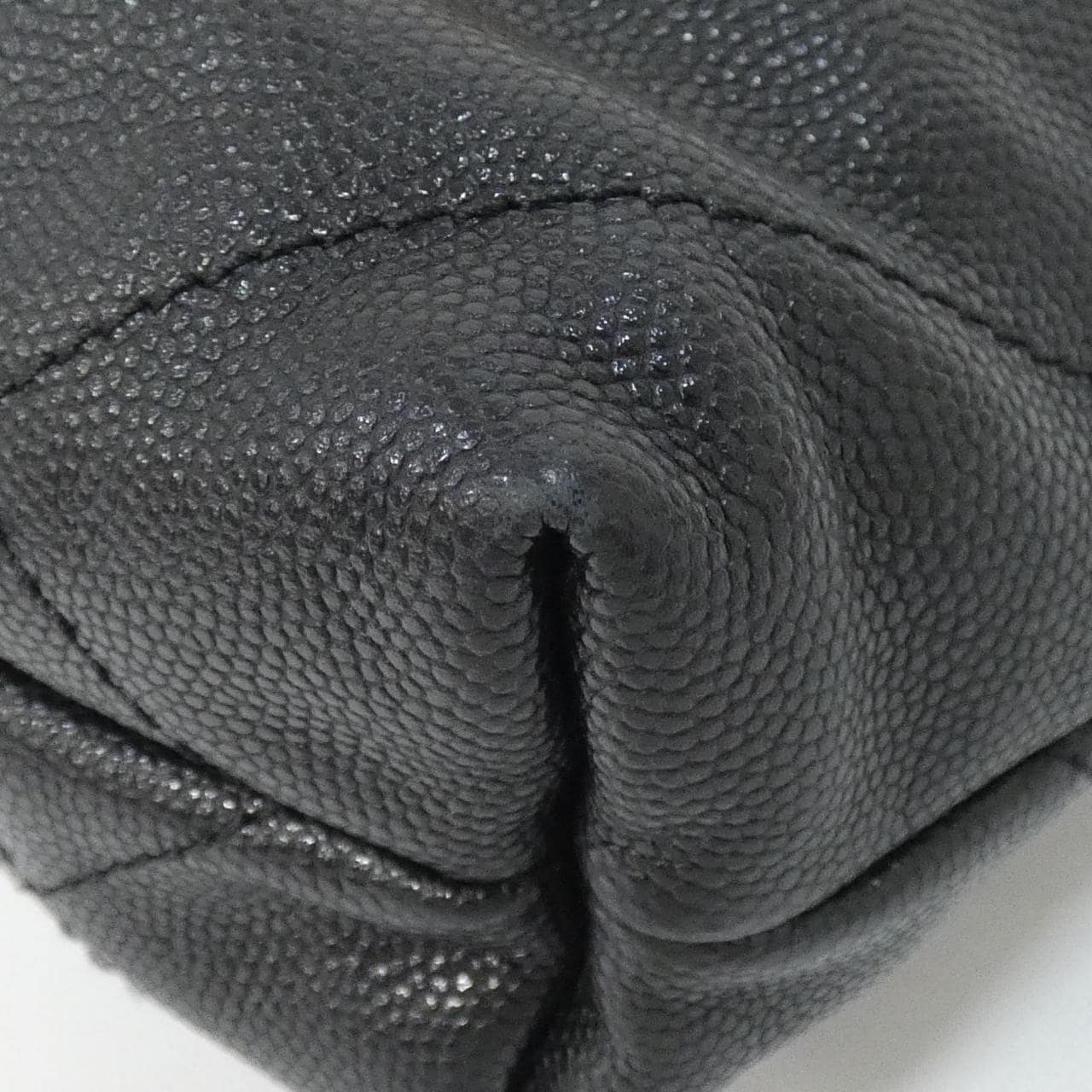 CHANEL Chanel 22 AS3980 Bag Grained Calfskin 黑色 荔枝紋牛皮 中古品A - 縮圖 3