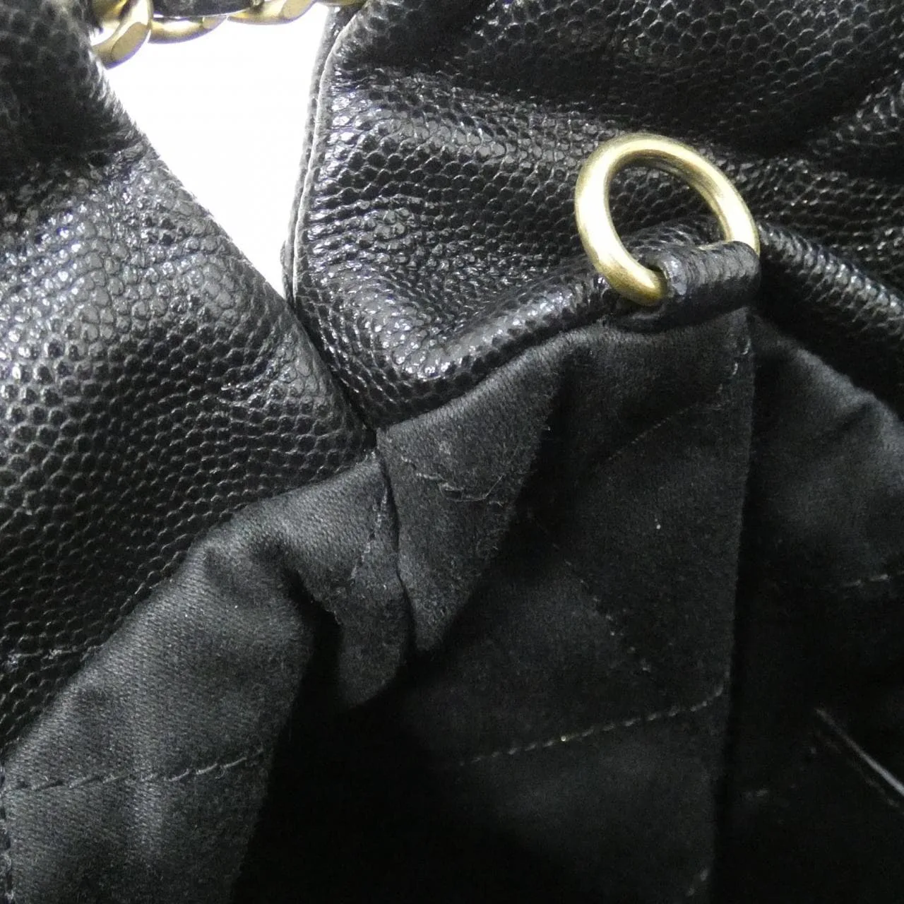 CHANEL Chanel 22 AS3980 Handbag Grained Calfskin Black Grained Calfskin Rank A - Thumbnail 9