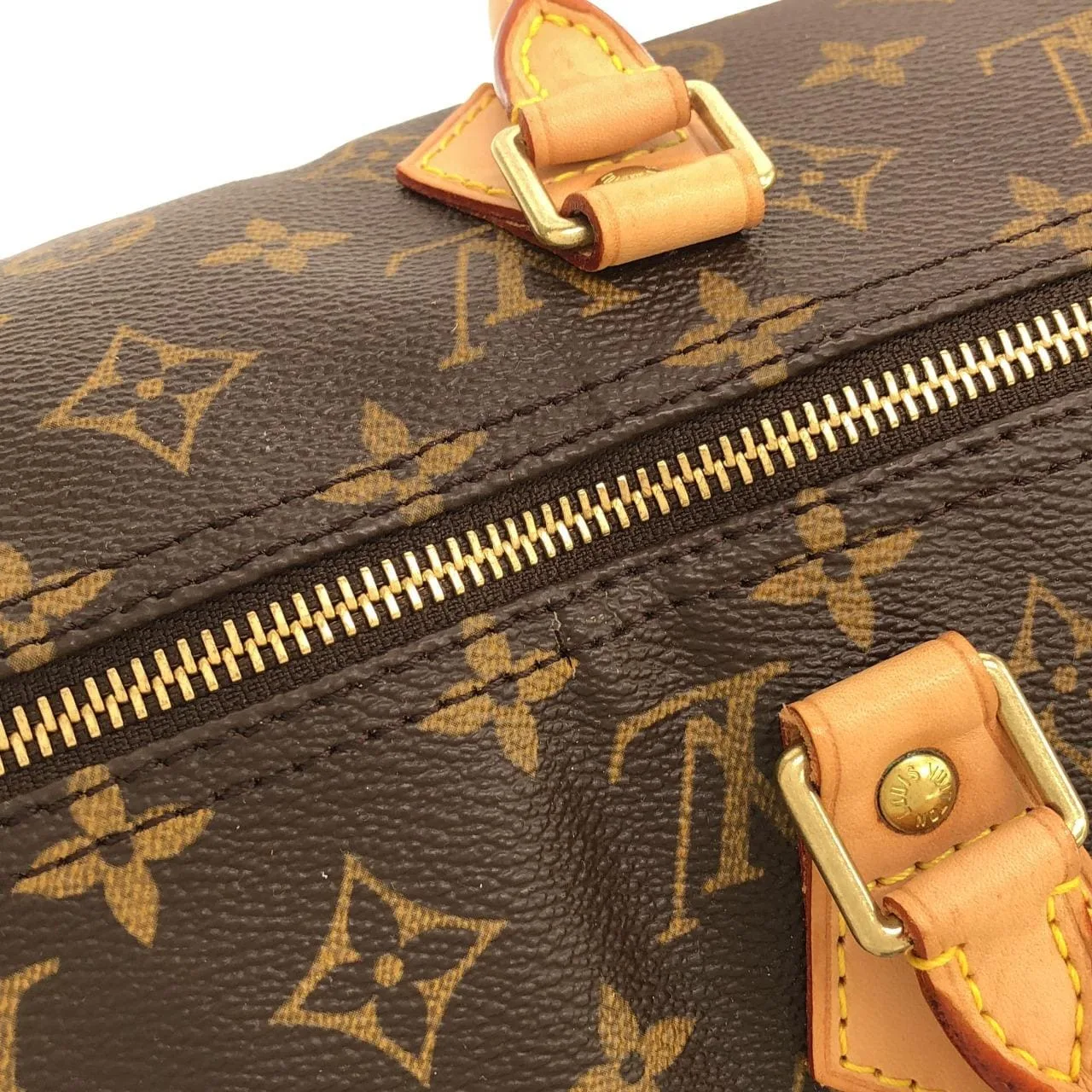 LOUIS VUITTON Speedy M41522 Boston Monogram 黑色 Monogram 中古品A - 縮圖 3