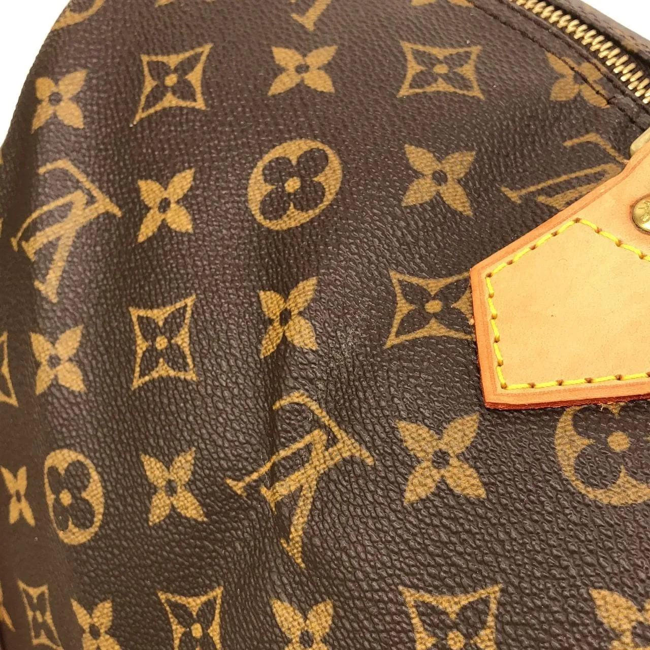 LOUIS VUITTON Speedy M41522 Boston Monogram 黑色 Monogram 中古品A - 縮圖 4
