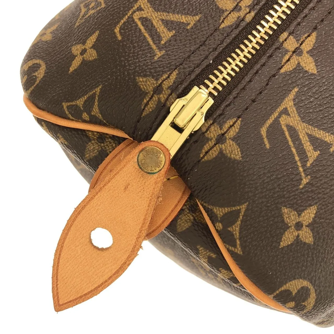 LOUIS VUITTON Speedy M41522 Boston Monogram 黑色 Monogram 中古品A - 縮圖 5