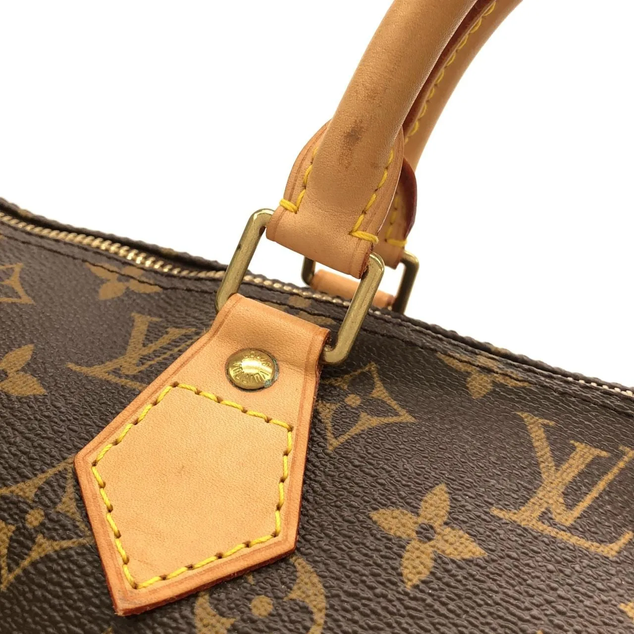 LOUIS VUITTON Speedy M41522 Boston Monogram 黑色 Monogram 中古品A - 縮圖 7