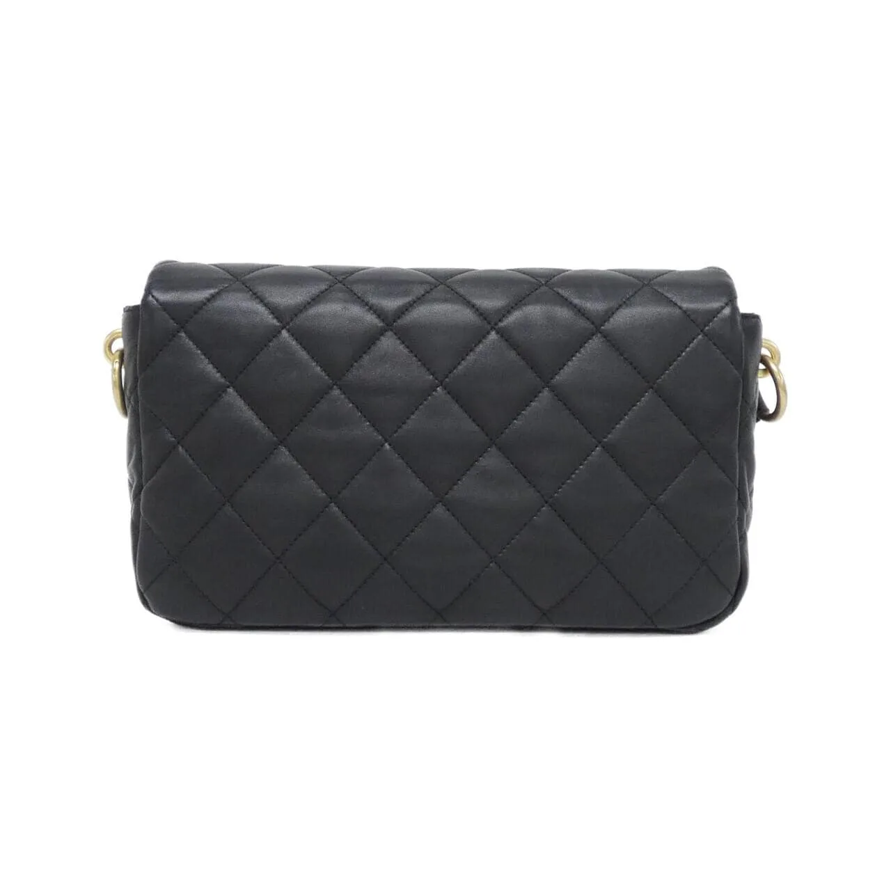 CHANEL AS5345 Shoulder Lambskin 黑色 羊皮 中古品A - 縮圖 2