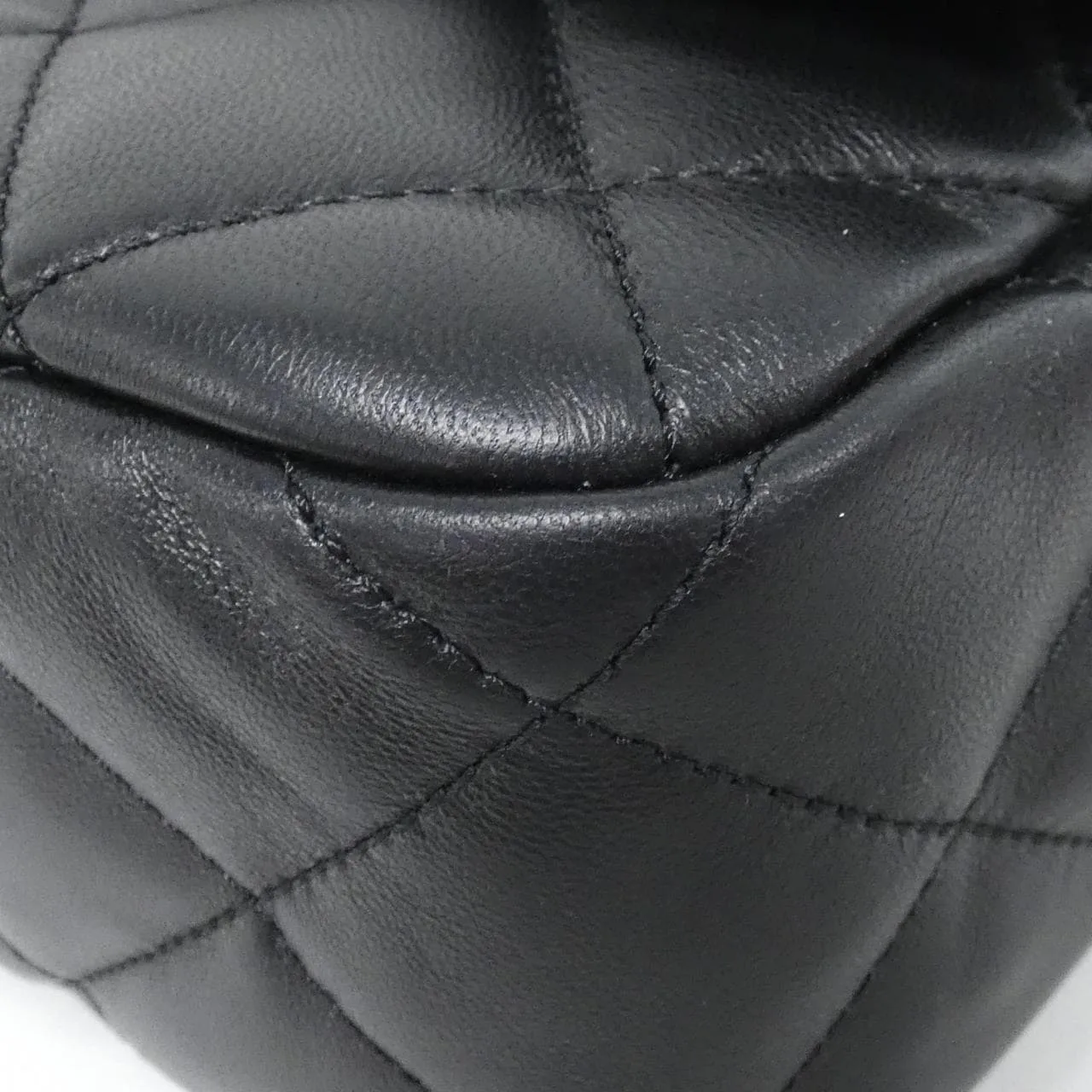 CHANEL AS5345 Shoulder Lambskin 黑色 羊皮 中古品A - 縮圖 3