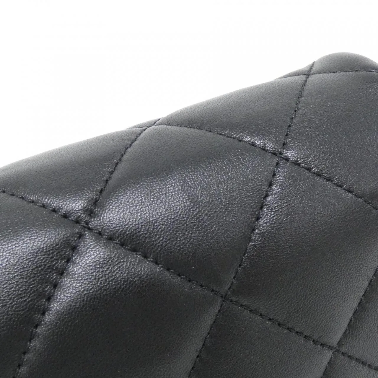 CHANEL AS5345 Shoulder Lambskin 黑色 羊皮 中古品A - 縮圖 4