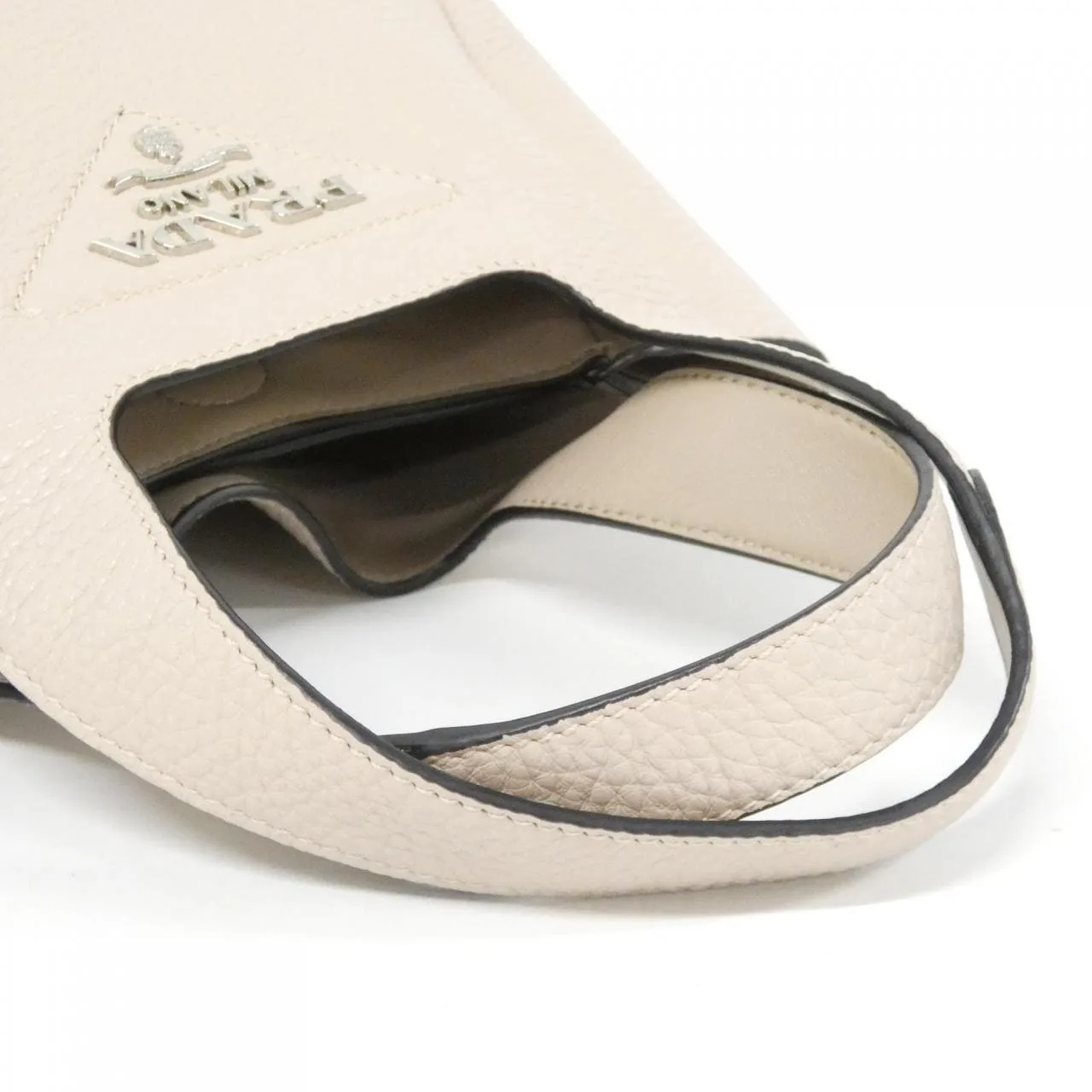 PRADA 1BA349 Handbag 黑色 中古品A - 縮圖 7