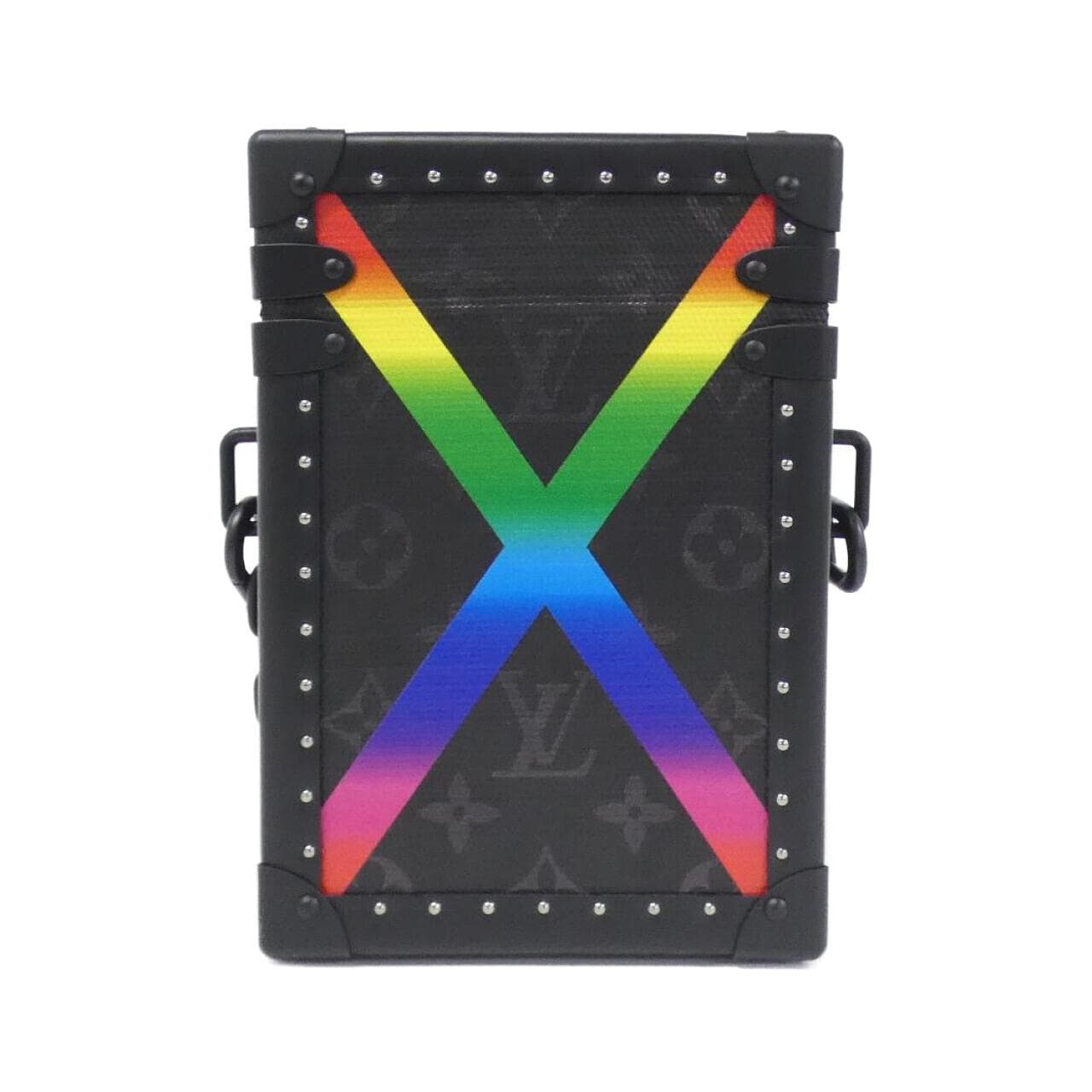 LOUIS VUITTON Eclipse M20186 Shoulder Bag Monogram 黑色 Monogram 中古品A - 縮圖 2