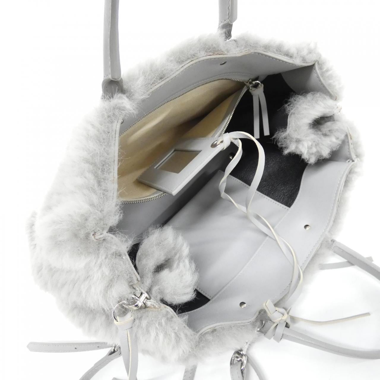 BALENCIAGA 370926 Handbag 黑色 中古品A - 縮圖 9