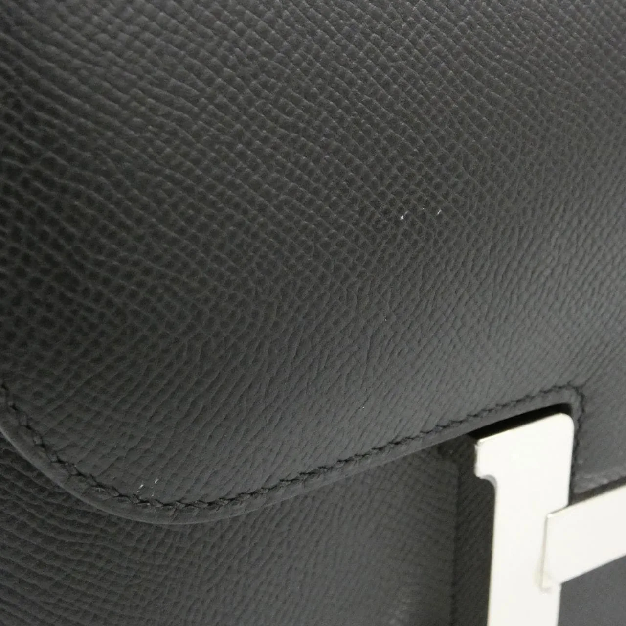 HERMES Constance 056341CK Shoulder Epsom 黑色 Epsom 皮 中古品A - 縮圖 4