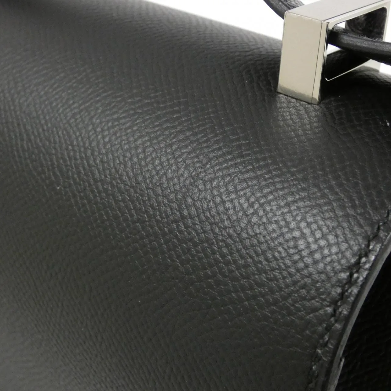 HERMES Constance 056341CK Shoulder Epsom 黑色 Epsom 皮 中古品A - 縮圖 7