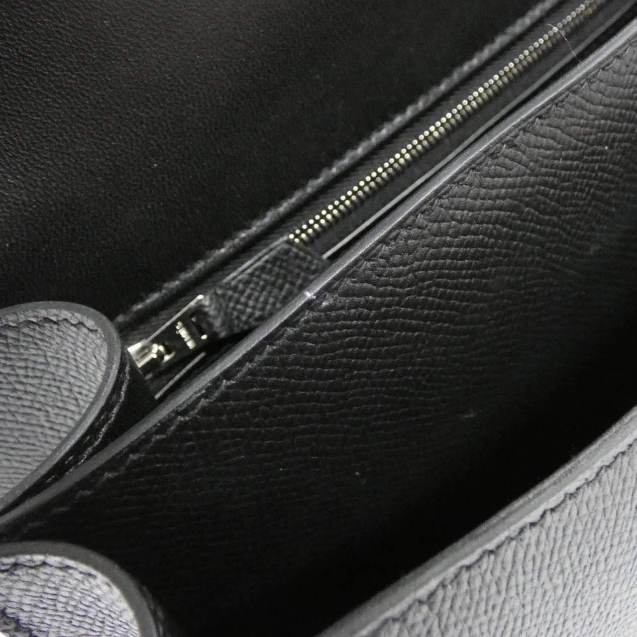 HERMES Constance 056341CK Shoulder Epsom 黑色 Epsom 皮 中古品A - 縮圖 10