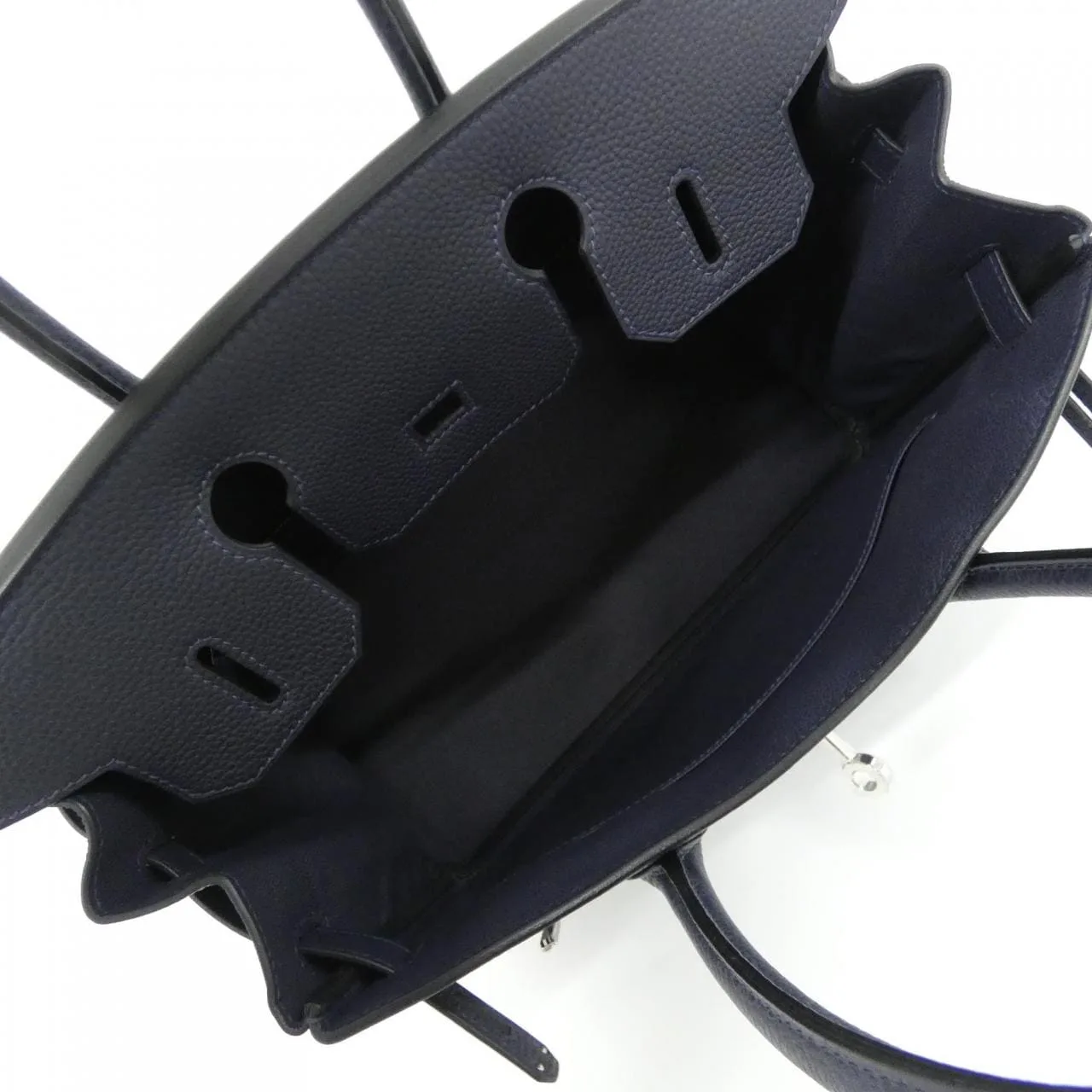 HERMES Birkin 030520CK Handbag Togo Blue Togo Leather Unused - Thumbnail 6