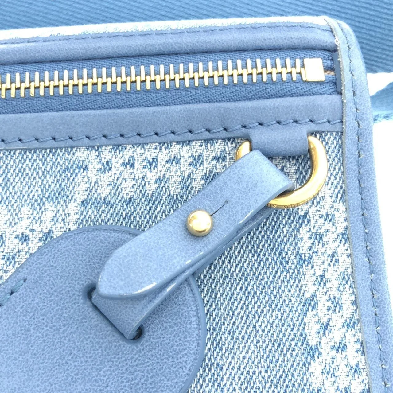 LOUIS VUITTON N00210 Shoulder Denim Blue Denim Rank A - Thumbnail 4