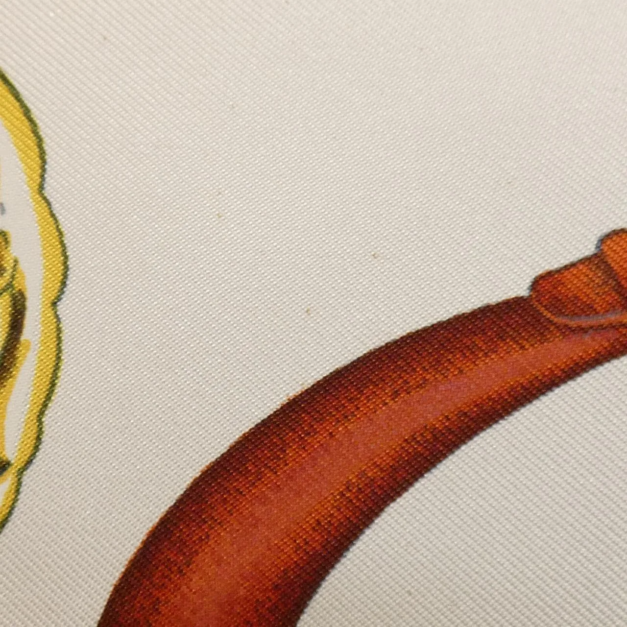 HERMES 001554S Scarf White Rank A - Thumbnail 3