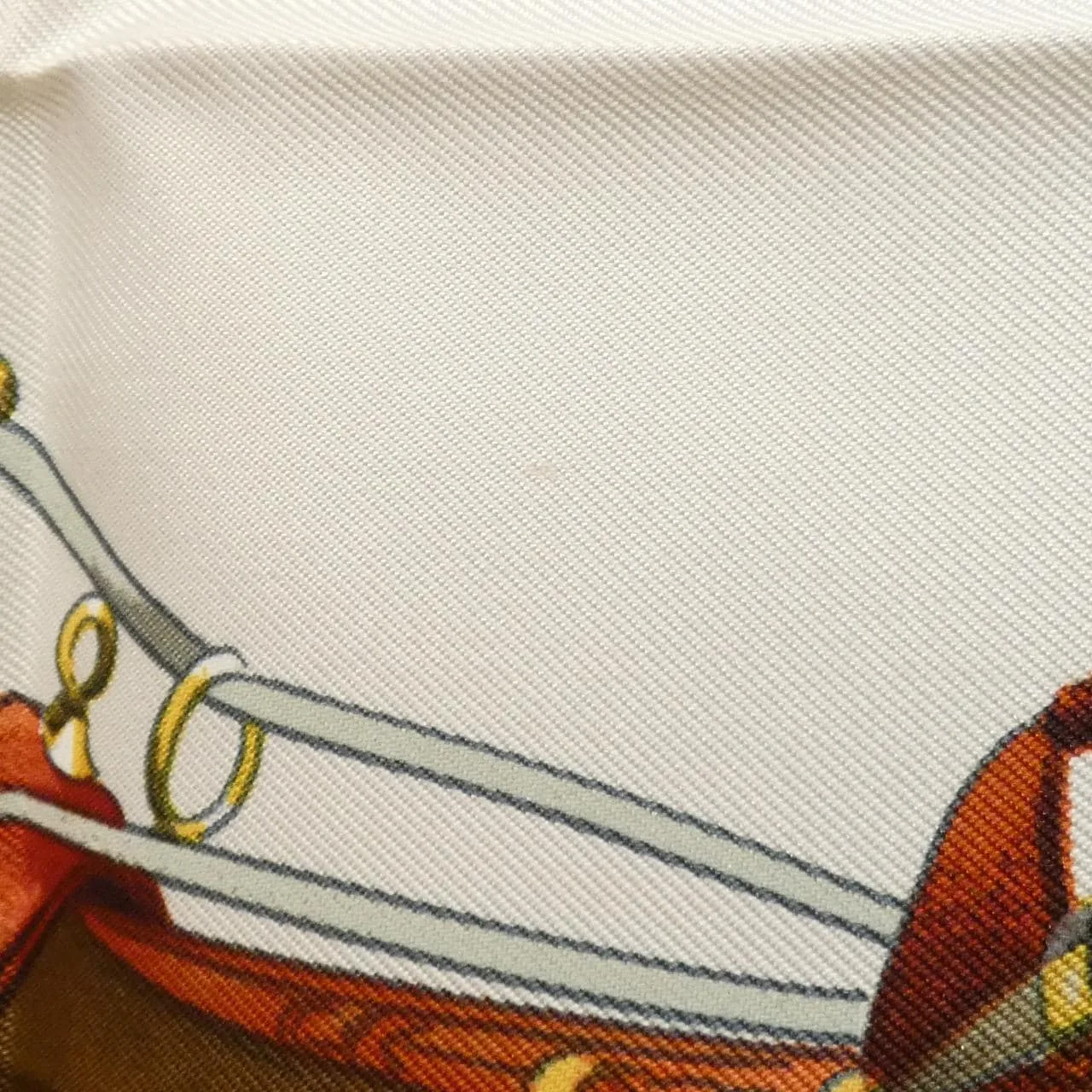 HERMES 001554S Scarf White Rank A - Thumbnail 6