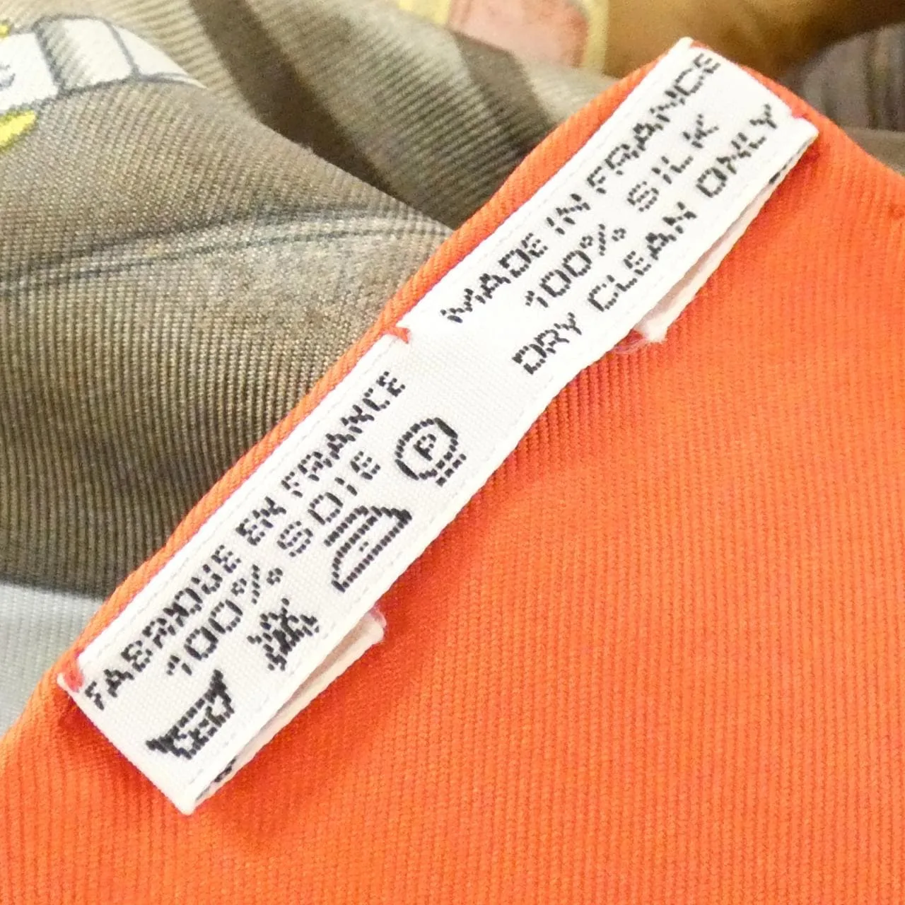 HERMES 001554S Scarf White Rank A - Thumbnail 8