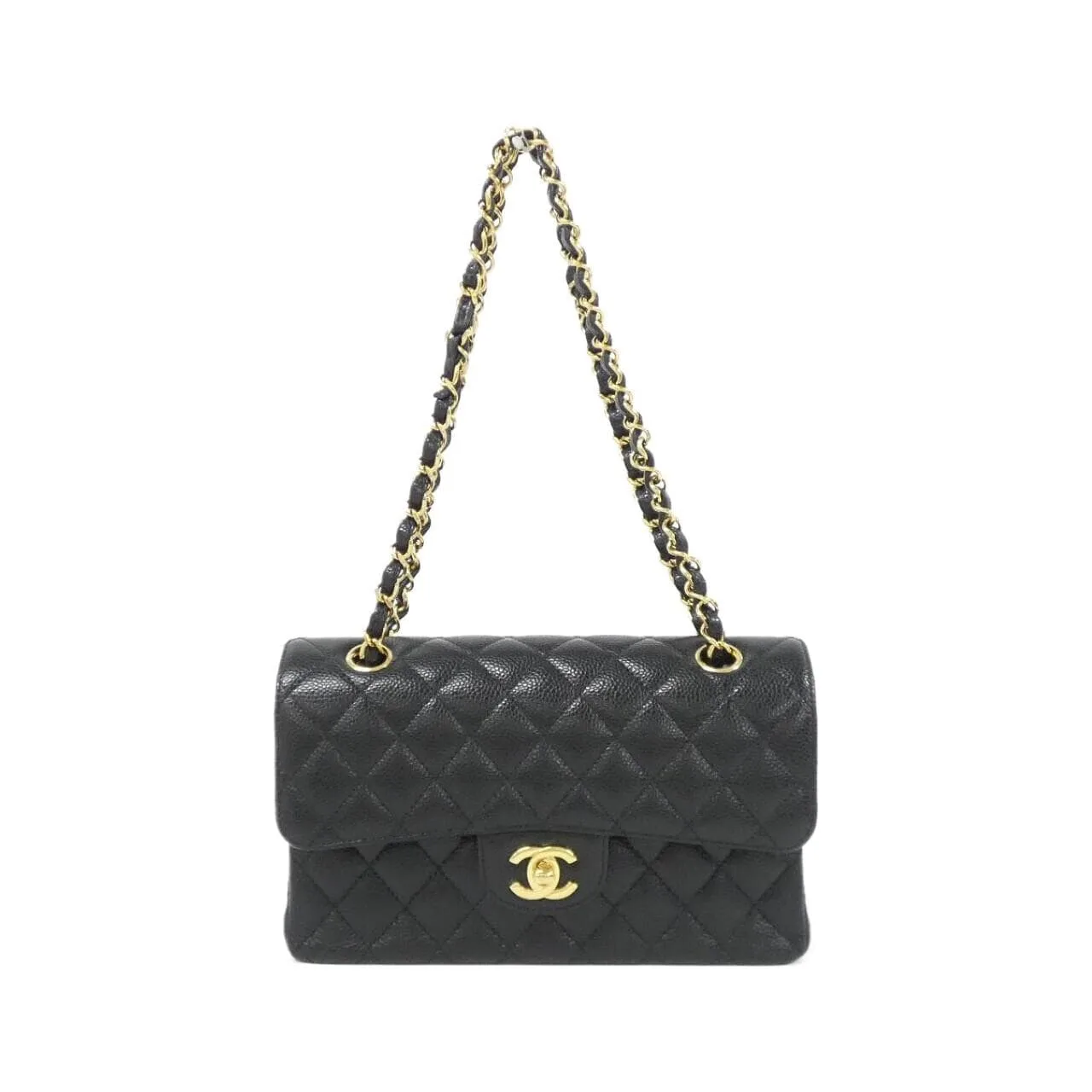 CHANEL Matelasse 1113 Shoulder Grained Calfskin