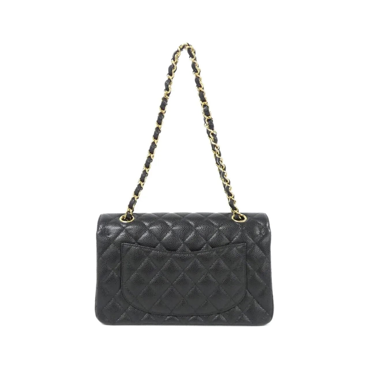 CHANEL Matelasse 1113 Shoulder Grained Calfskin Black Grained Calfskin Rank A - Thumbnail 2