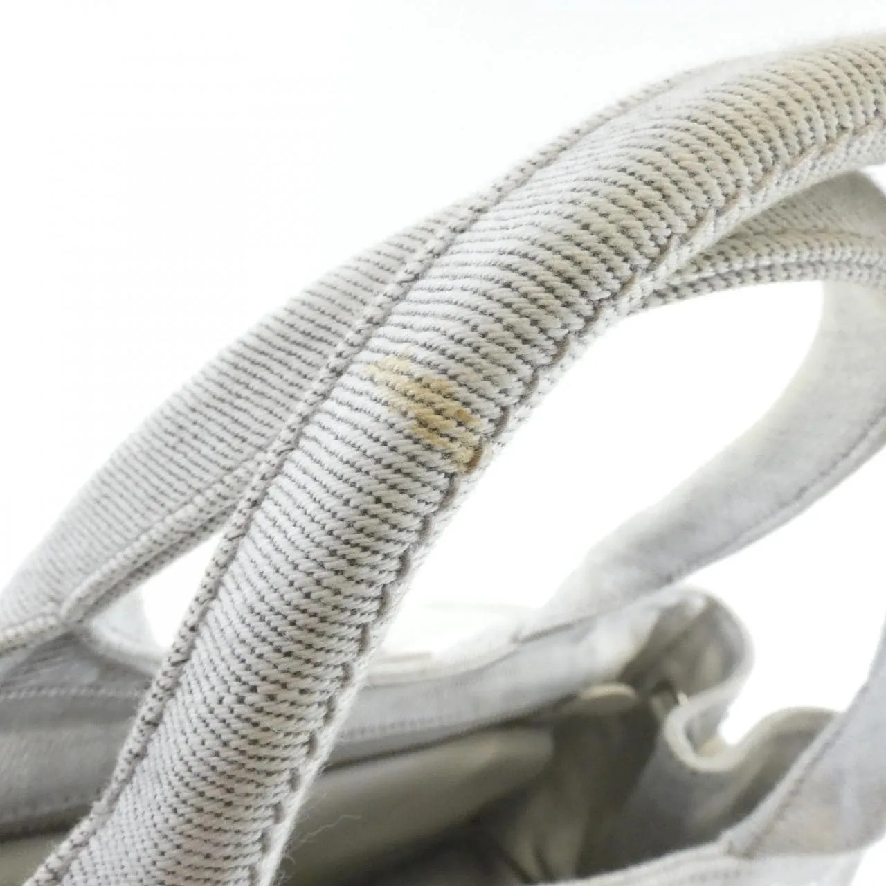 PRADA 1BG439 Handbag Canvas White Canvas Rank B - Thumbnail 4