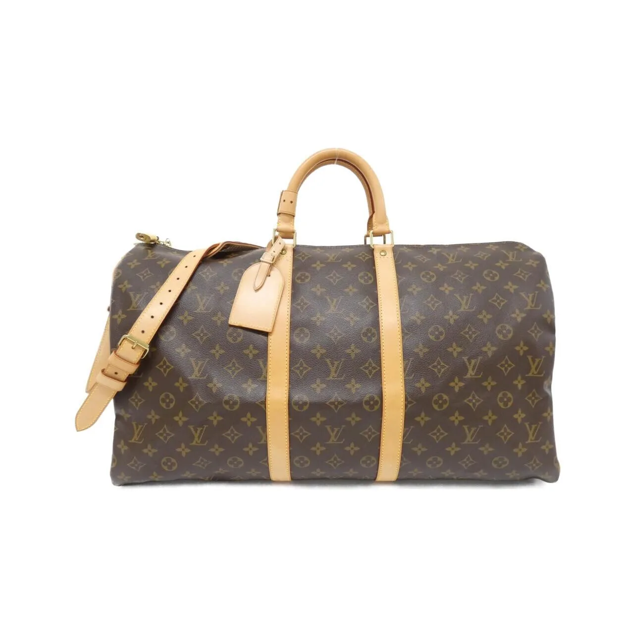 LOUIS VUITTON Keepall M41414 Boston Monogram Black