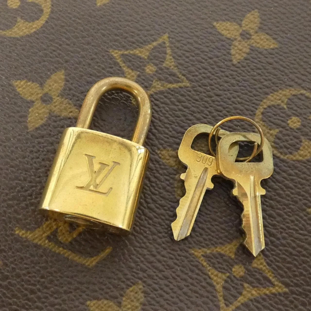 LOUIS VUITTON Keepall M41414 Boston Monogram 黑色 Monogram 中古品A - 縮圖 3