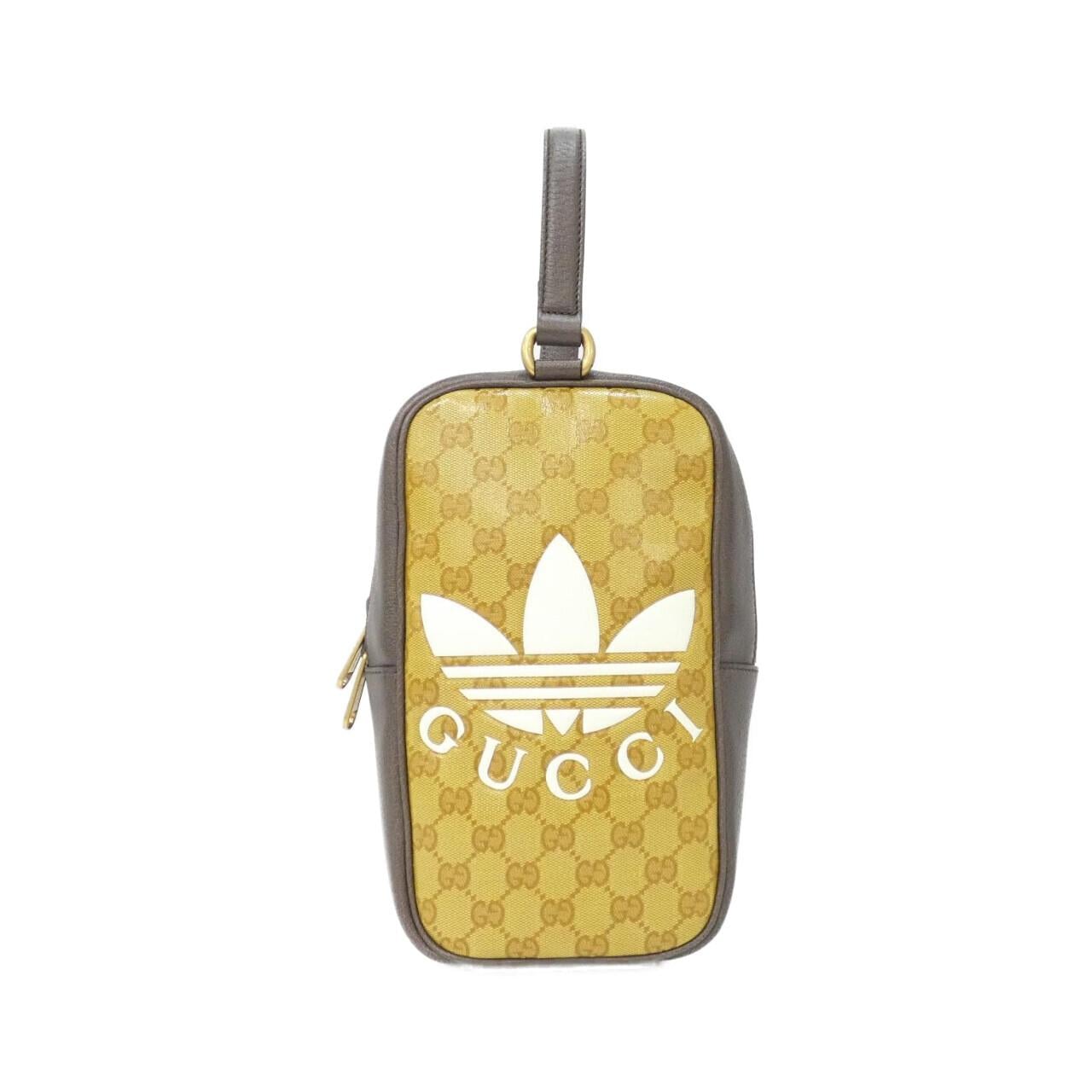 GUCCI 702387 UVSAT Handbag Canvas Black