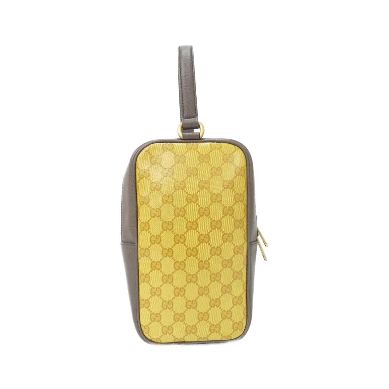 GUCCI 702387 UVSAT Handbag Canvas 黑色 帆布 中古品A - 縮圖 2