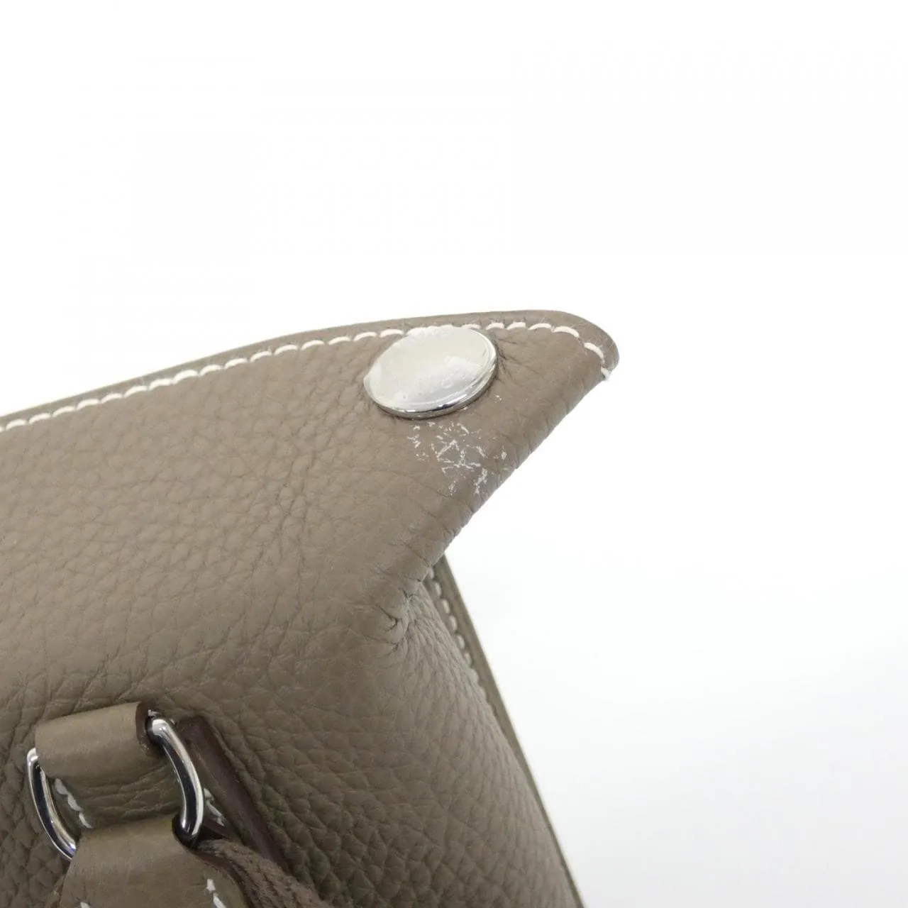 HERMES 084283CK Shoulder Togo Etoupe Togo Leather - Thumbnail 5