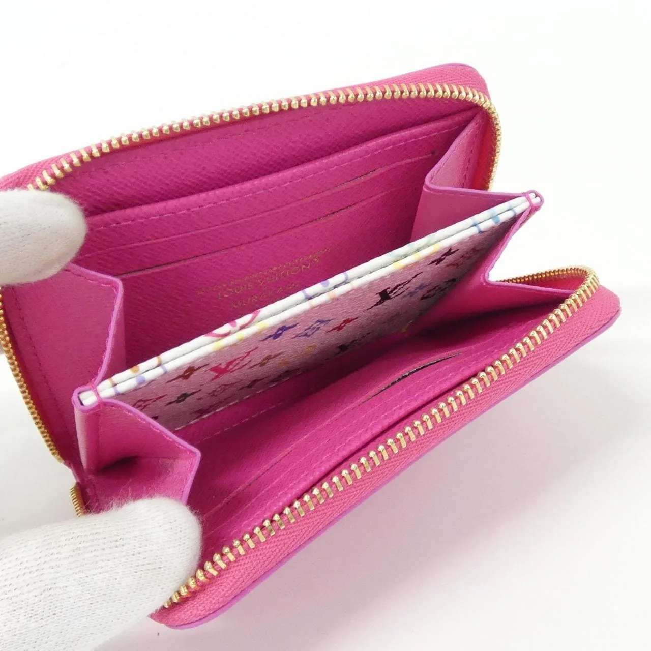 LOUIS VUITTON M14144 Coin Case Epi Pink Epi Rank A - Thumbnail 7