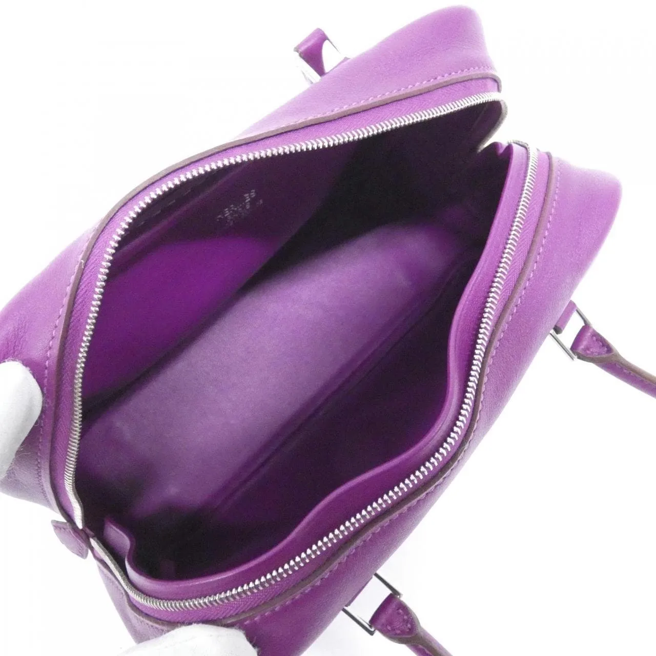 HERMES Plume 048263CK Handbag Swift Black Swift Leather Rank A - Thumbnail 6