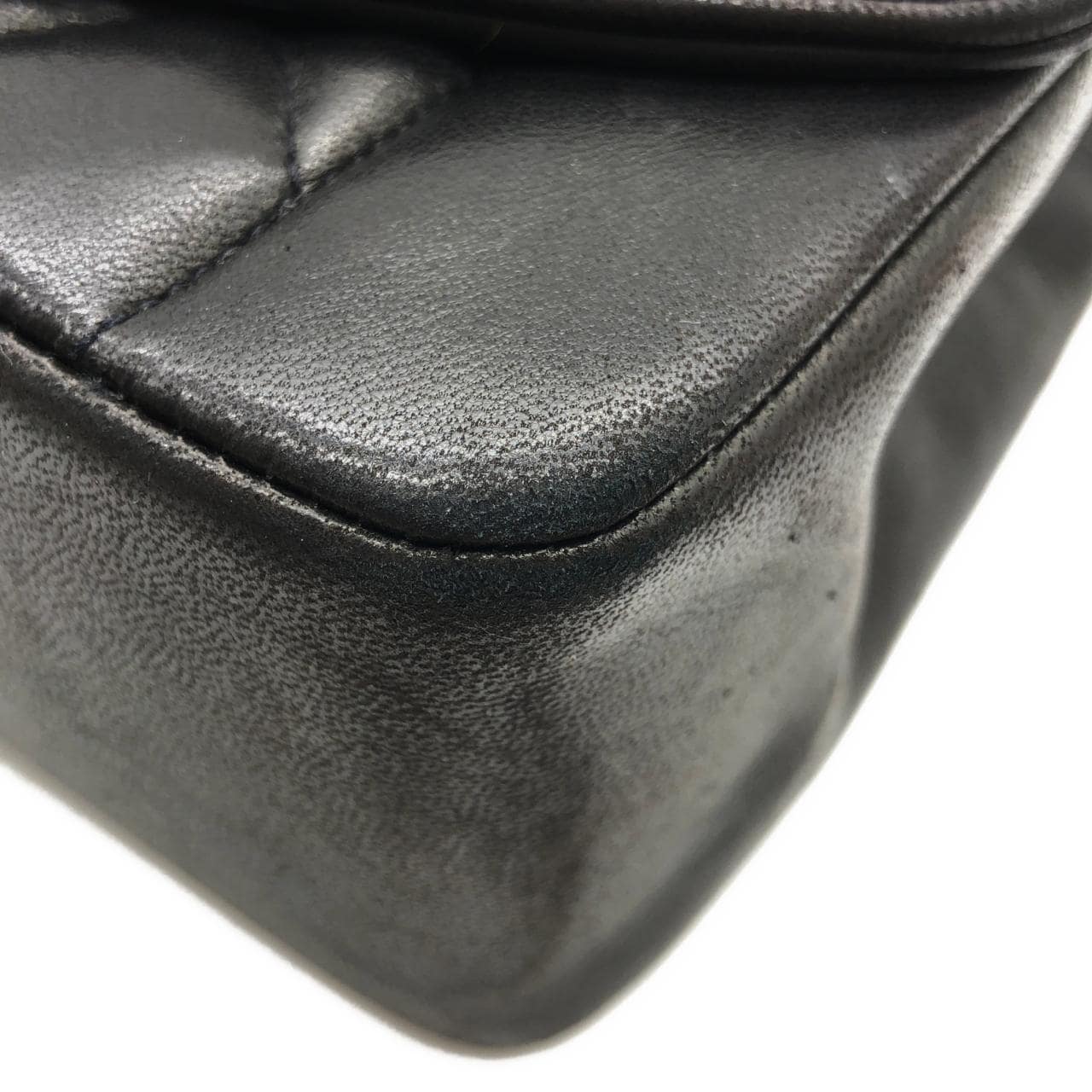 CHANEL 01165 Shoulder Bag Lambskin Black Lambskin - Thumbnail 3