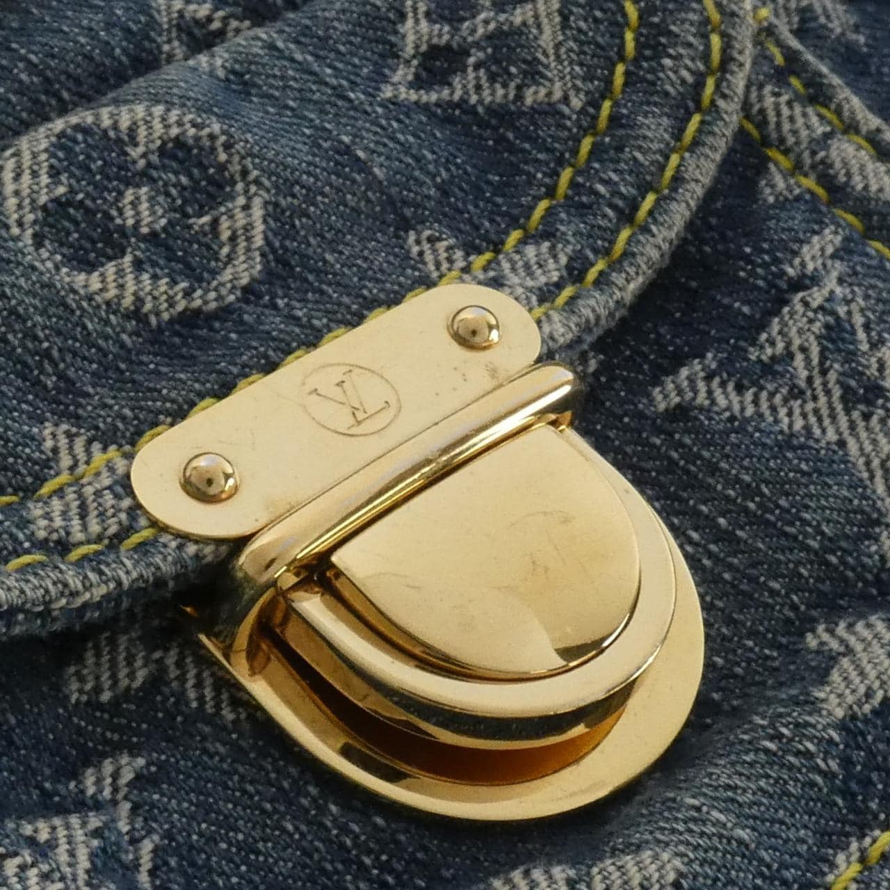 LOUIS VUITTON Speedy M95019 Boston Bag Monogram Blue Monogram Rank B - Thumbnail 7