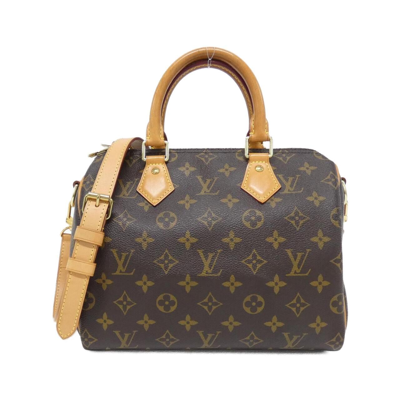 LOUIS VUITTON Speedy M41113 Boston Bag Monogram Black