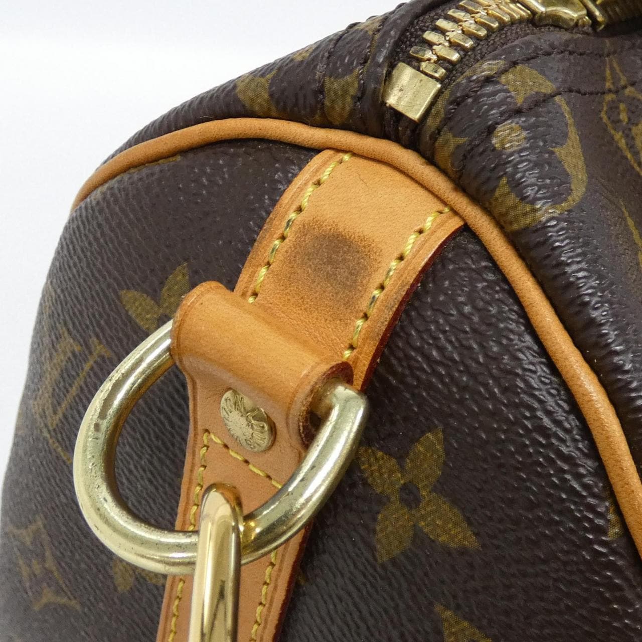 LOUIS VUITTON Speedy M41113 Boston Bag Monogram 黑色 Monogram - 縮圖 3