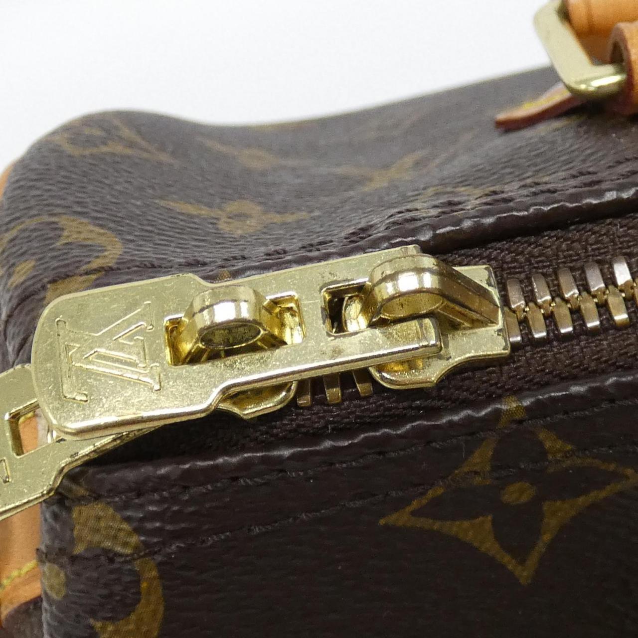 LOUIS VUITTON Speedy M41113 Boston Bag Monogram 黑色 Monogram - 縮圖 4