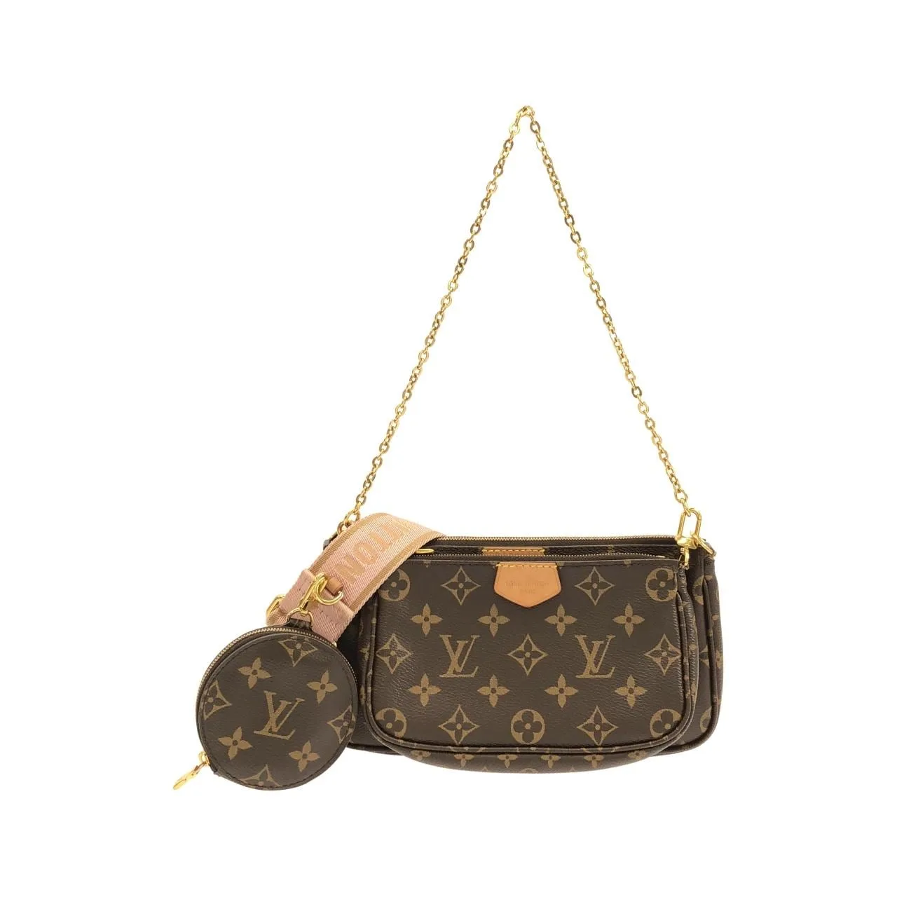 LOUIS VUITTON Pochette M44840 Shoulder Monogram Black